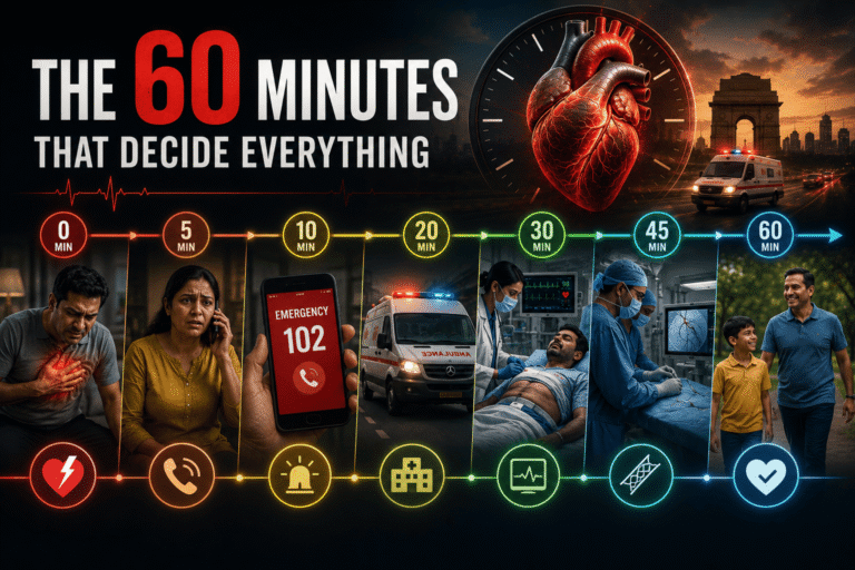 The 60 Minutes That Decide Everything: Inside a Real Heart Attack Timeline in India