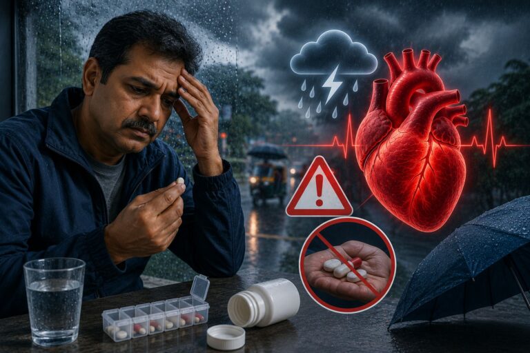 Why Missing Heart Medication During Monsoon Can Be Dangerous