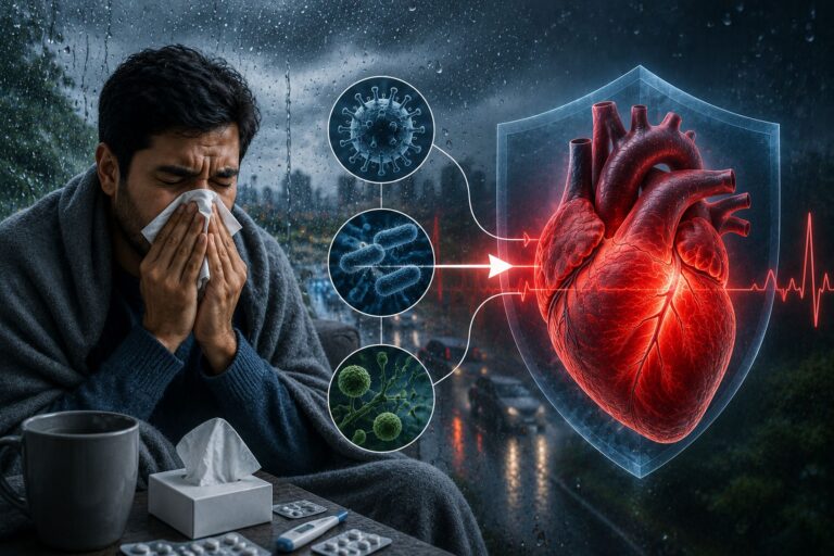 Can Monsoon Infections Trigger Heart Complications? What Cardiac Patients Should Know