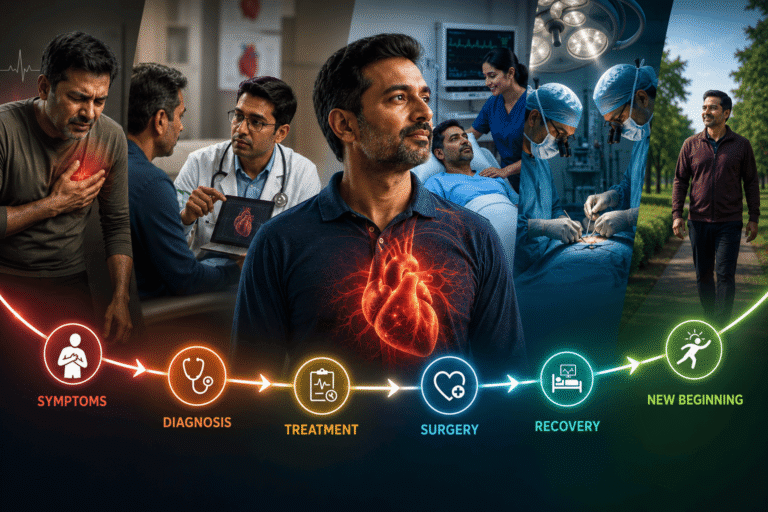 From Symptoms to Surgery: What a Heart Patient’s Journey Looks Like in India